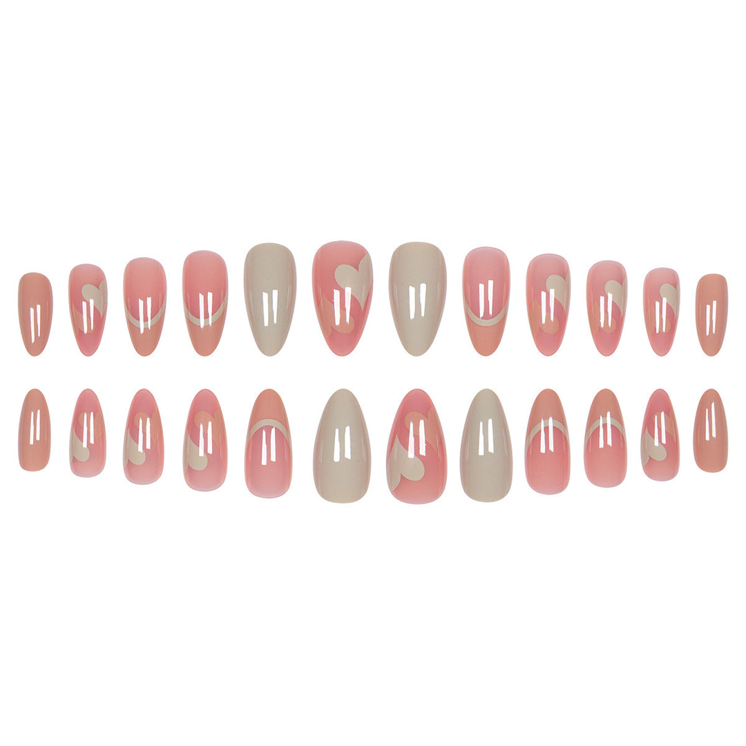 Artistic Abstract Stiletto Press-On Nails Bowlift