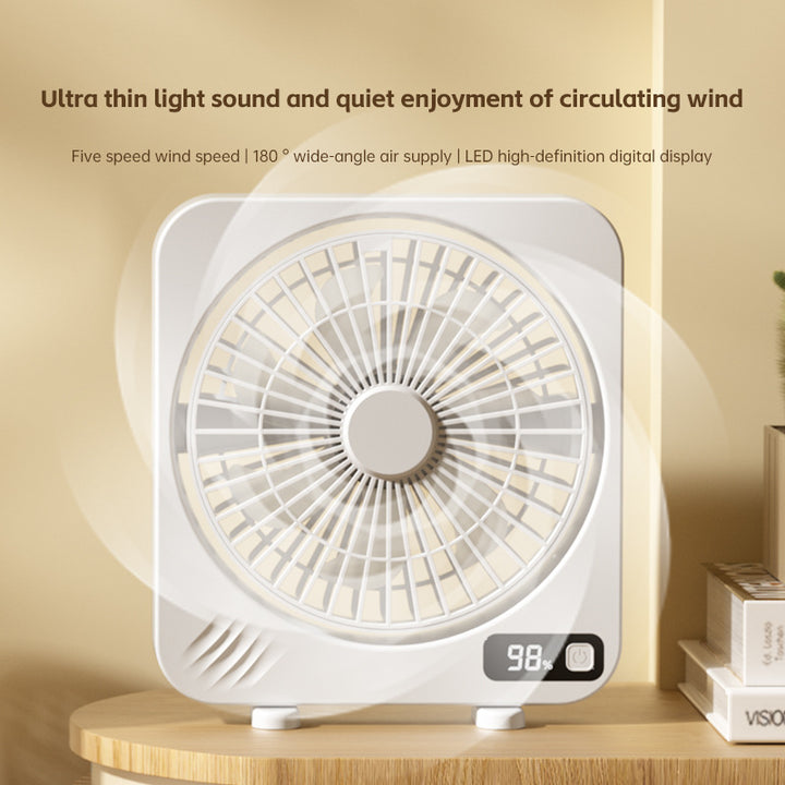 Unisex High-Efficiency Desktop Circulating Fan Bowlift