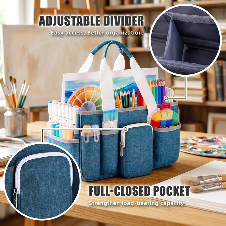 Creative storage bag for art supplies Bowlift
