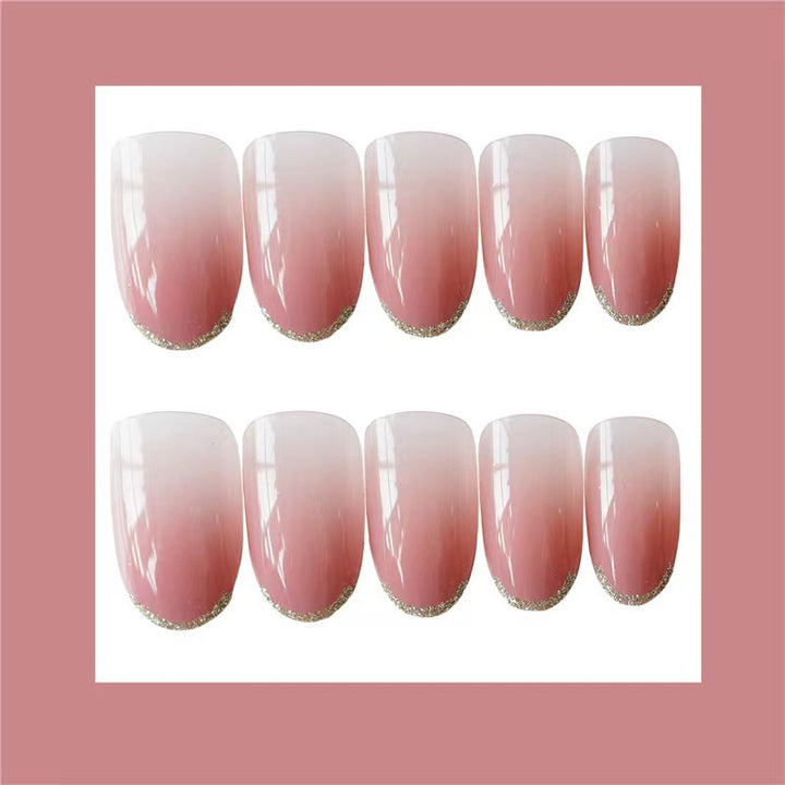 Elegant Ombre French Tip Nail Extensions Bowlift