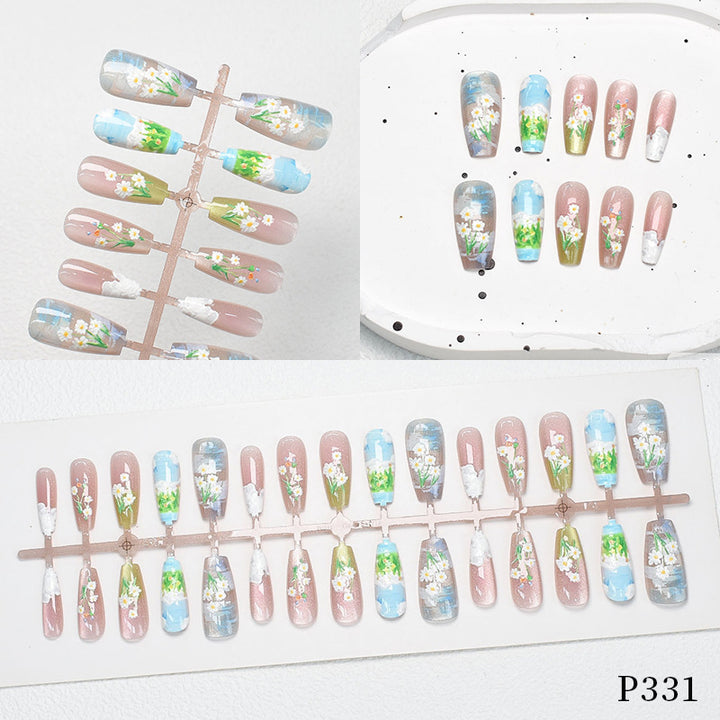 Floral Fantasy Press-On Nail Kit Bowlift