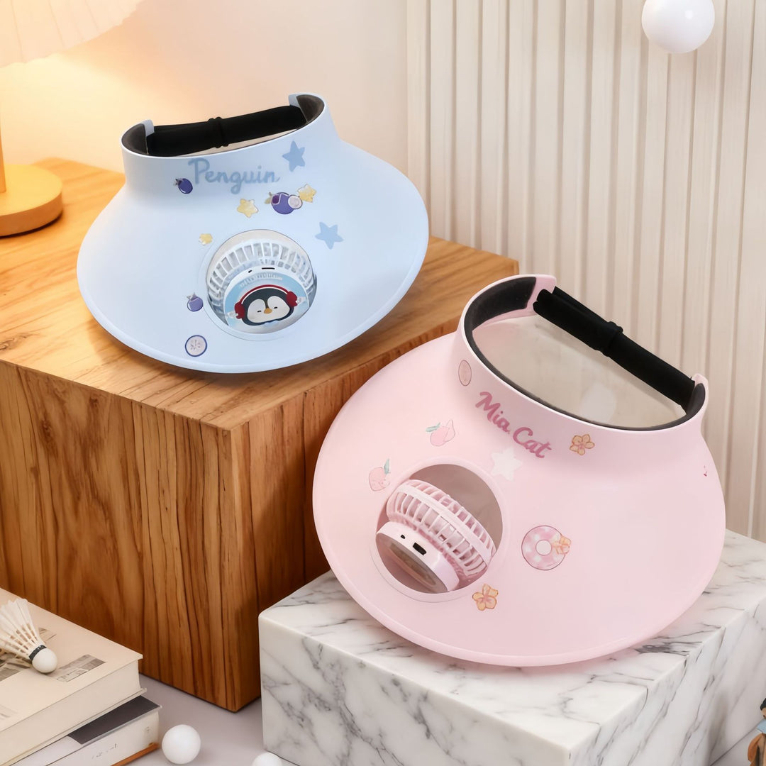 Women portable neck fan with child-friendly design Bowlift