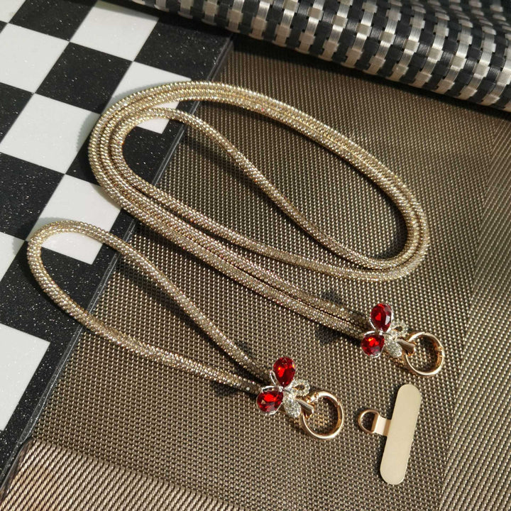 Glittering Multi-Functional Necklace Strap Bowlift