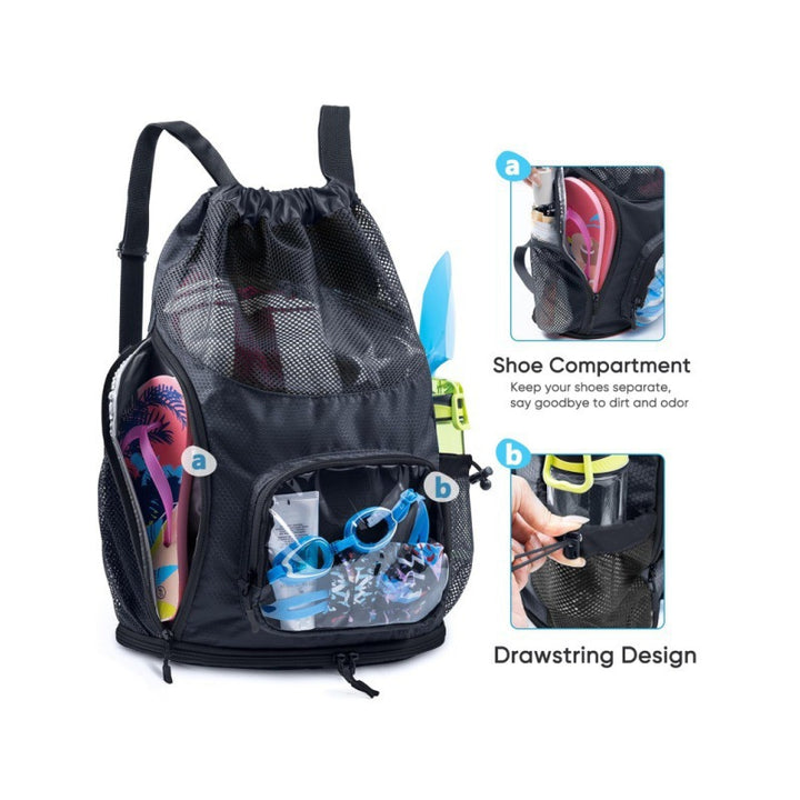 Swimming Pool Organizer Backpack Bowlift