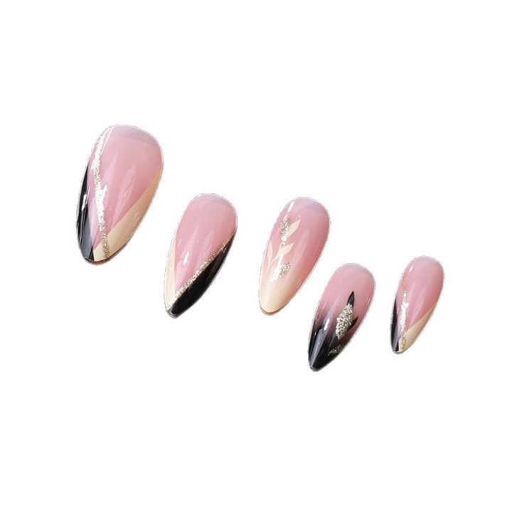 Elegant Stiletto Press-On Nail Tips Set Bowlift