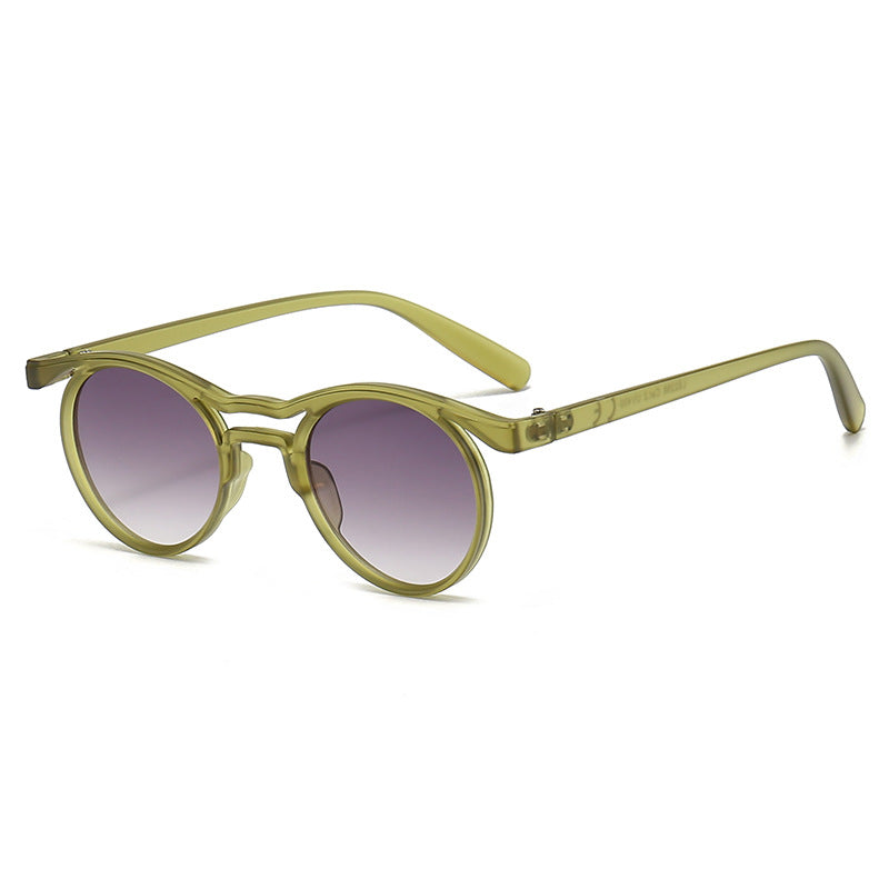 Ladies fashionable round sunglasses with UV protection Bowlift
