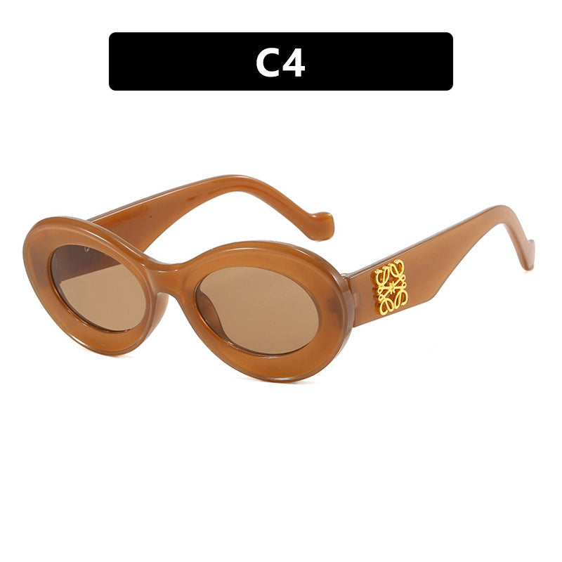 Ladies elegant curved sunglasses Bowlift
