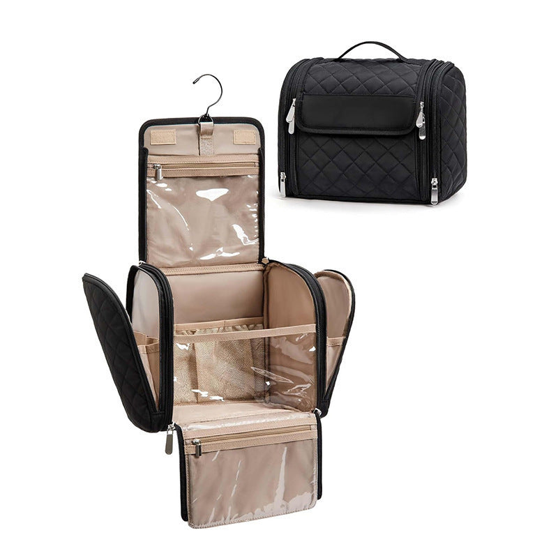 Cosmetic storage bag with multiple compartments Bowlift