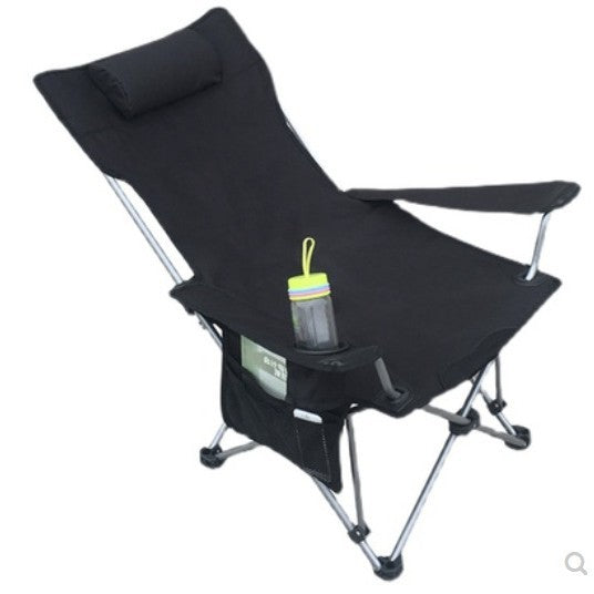Ladies folding lounge chair with adjustable headrest Bowlift