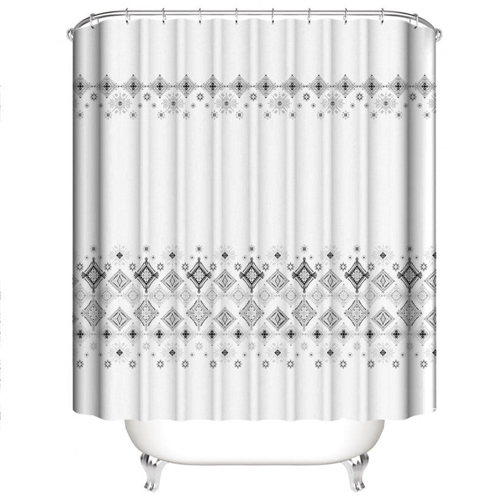 Chevron Pattern Bathroom Set Bowlift