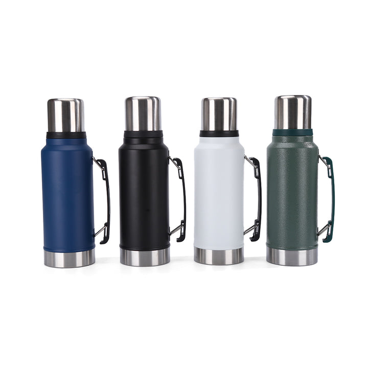 Unisex Insulated Stainless Steel Water Bottle with Carrying Handle Bowlift