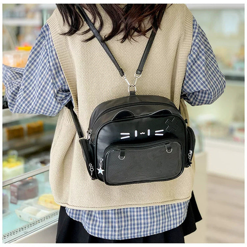 Cute Cat-Themed Crossbody Bag Bowlift