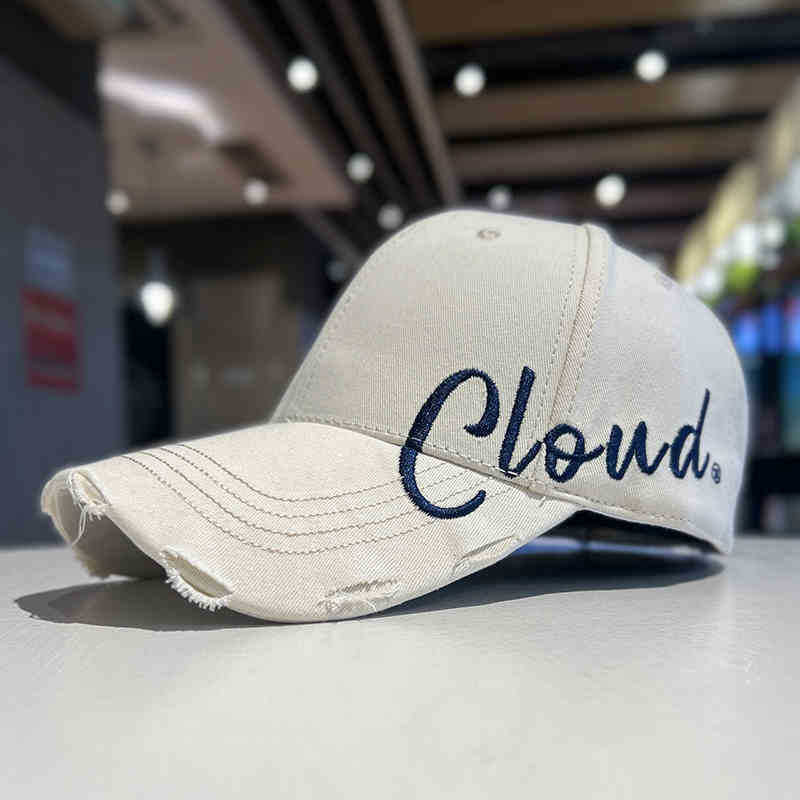 Women's Distressed Casual Cotton Baseball Cap Bowlift