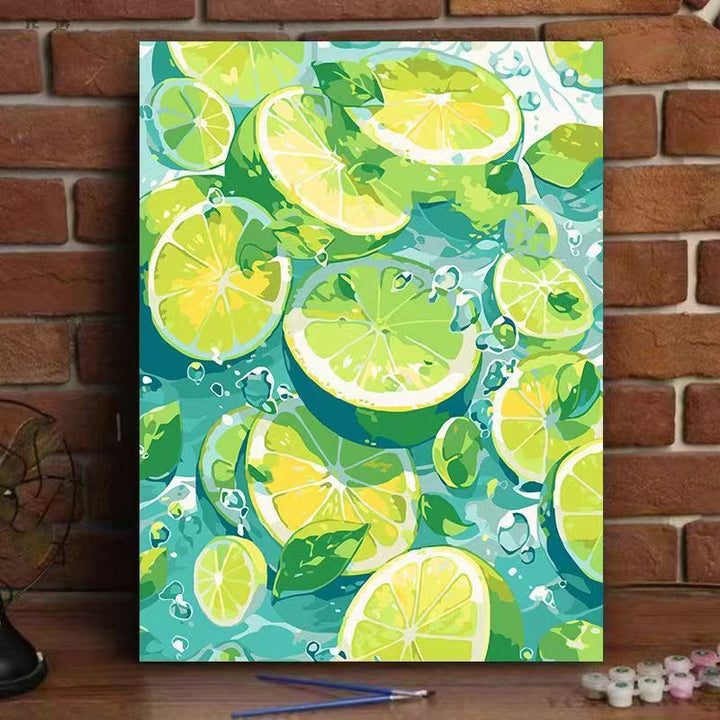 Vibrant Citrus-Inspired Wall Art Bowlift