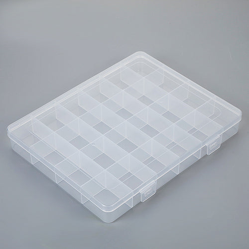 Multi-Divided Clear Craft Storage Organizer Bowlift
