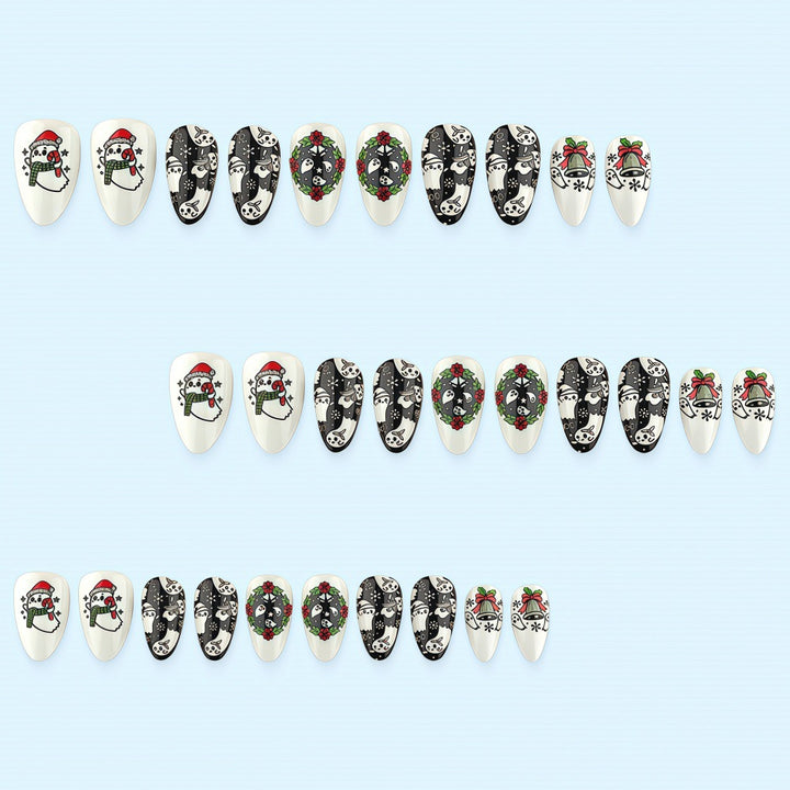 Christmas motif nail set Bowlift