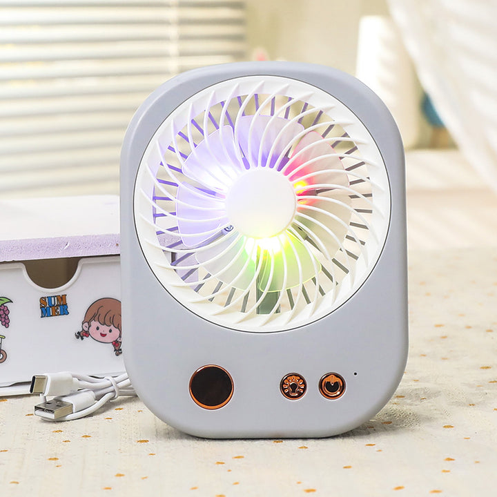 Women Portable Handheld Fan in Playful Design Bowlift
