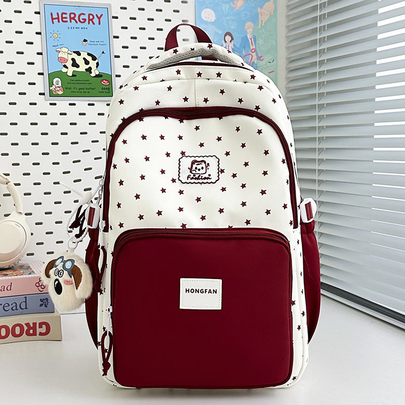 Star-Patterned Adventure Backpack