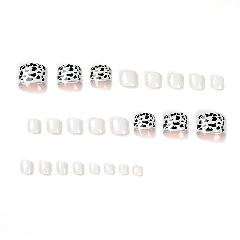 Luxury Toenail Art with Trendy Leopard Pattern Bowlift