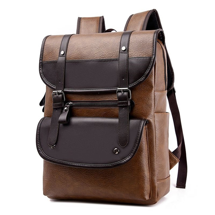 Backpack made of high-quality synthetic leather with multifunctional compartment system Bowlift