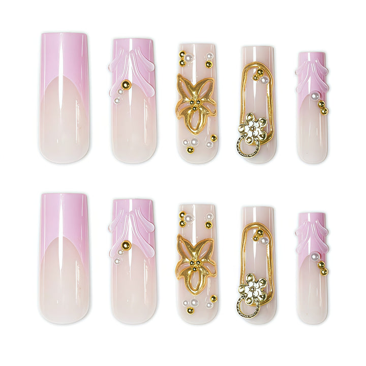 Elegant Decorative Nail Art Extensions Bowlift