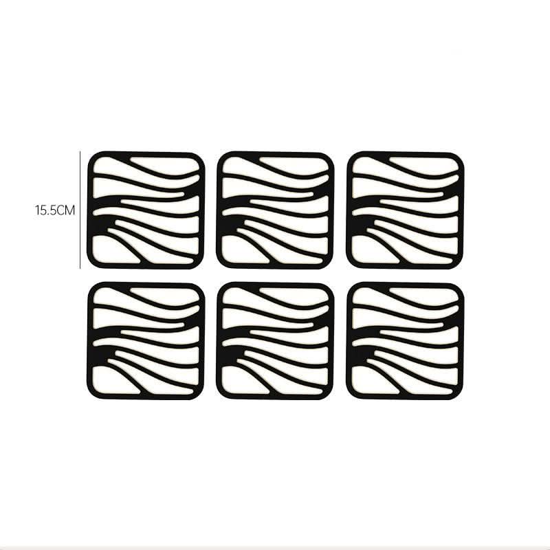 BowLift | Heat-Resistant Silicone Trivet Coasters – Set of 6