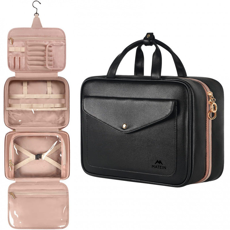 Cosmetic Organizer Bag with Modular Compartments Bowlift