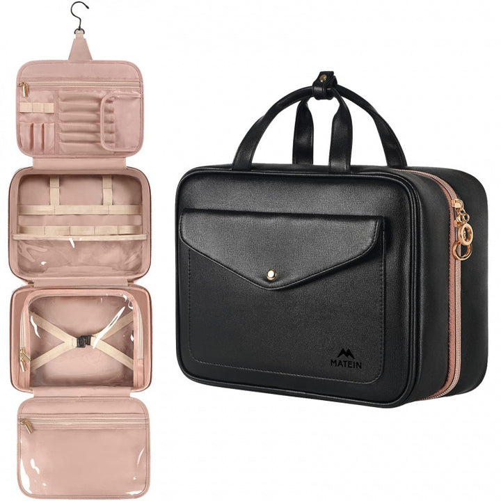 Cosmetic Organizer Bag with Modular Compartments Bowlift