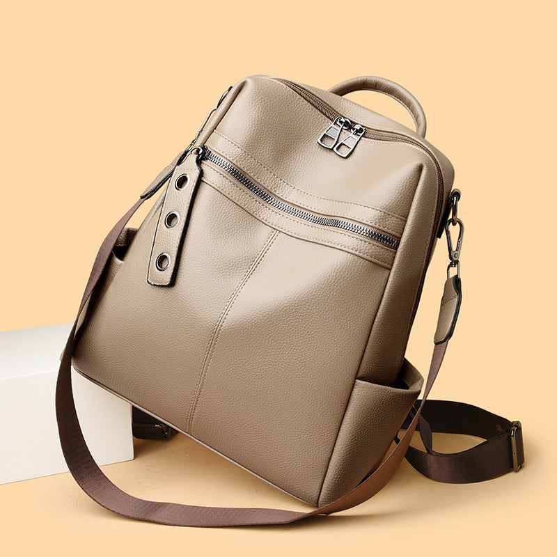 Multifunctional Vintage-Inspired Backpack Bowlift