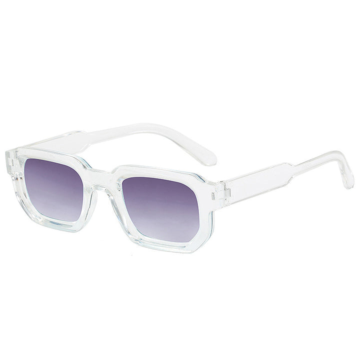 Women's fashionable square sunglasses with clear frame Bowlift