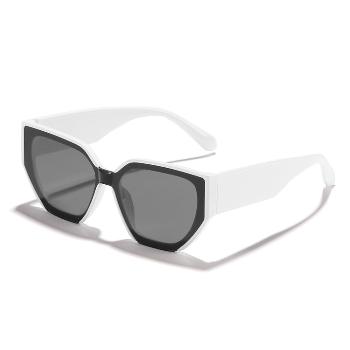 Women's fashionable oversized sunglasses with trendy hexagon design Bowlift