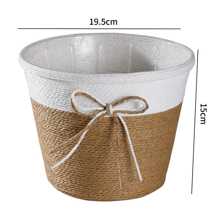 Natural Fiber Decorative Storage Container Bowlift