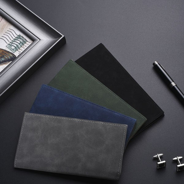 Elegant Long Leather Wallet Bowlift