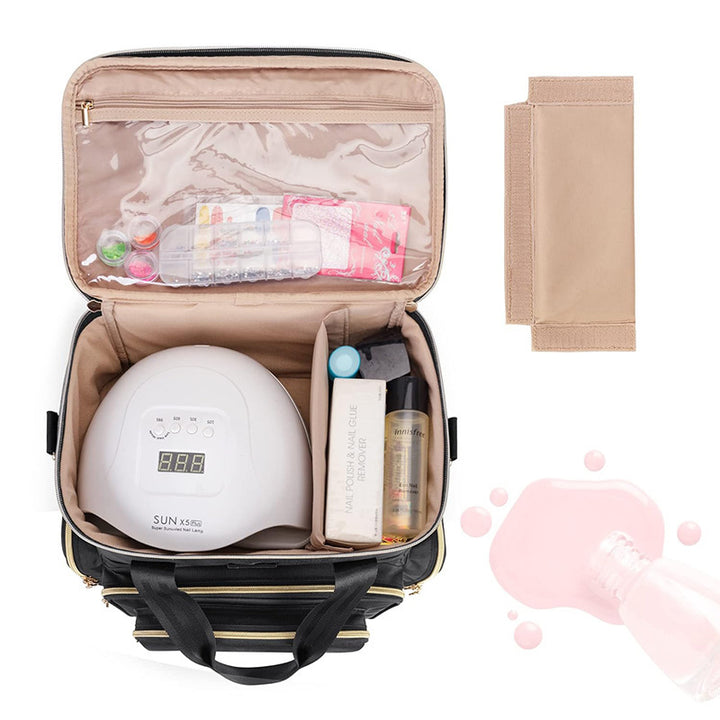 Practical cosmetics and nail organizer bag Bowlift