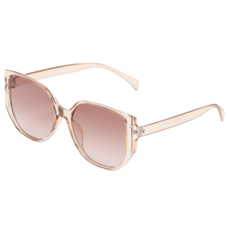 Women's fashionable oversized sunglasses with animal pattern Bowlift