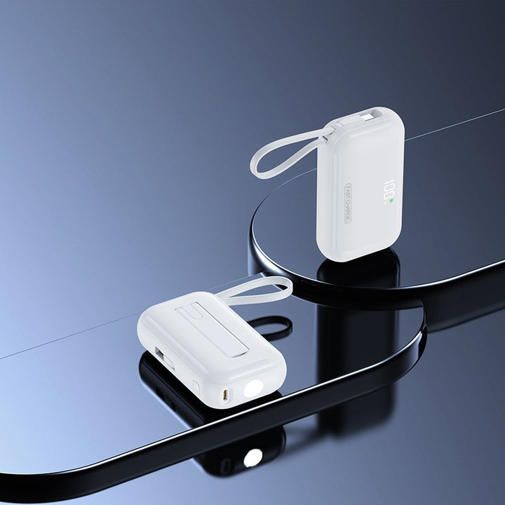 Portable power bank with compact charging and innovative carrying bag Bowlift