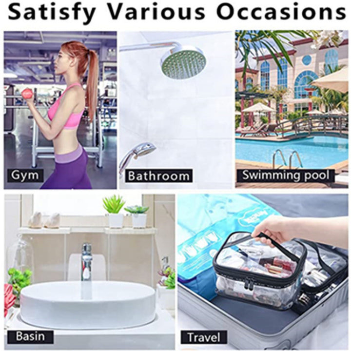 Transparent Cosmetic Organizer Bag Bowlift