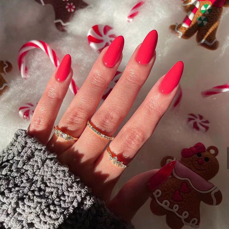 Artful nail designs with a matte finish and elegant stiletto shape Bowlift