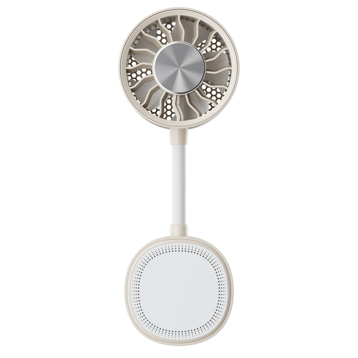 Ladies portable hand fan with flexible gooseneck Bowlift