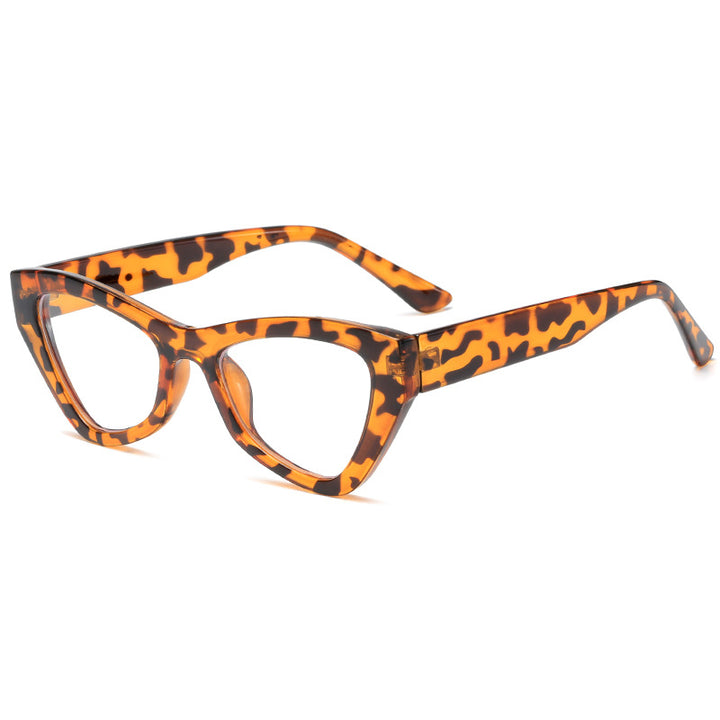 Women's Cat-Eye Glasses with Fashionable Transparent Frame Bowlift