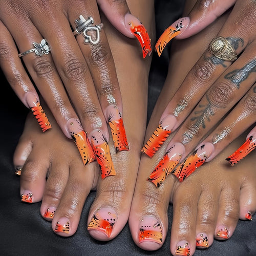 Decorative Art Inspired Nail Enhancement Set Bowlift