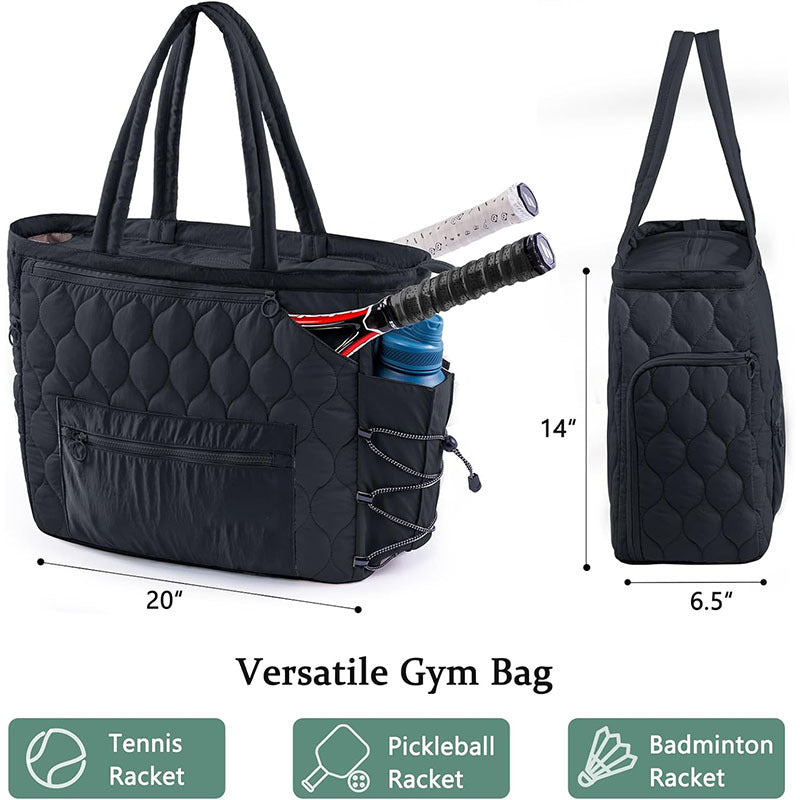 Sports bag with shoe compartment and versatile pockets Bowlift