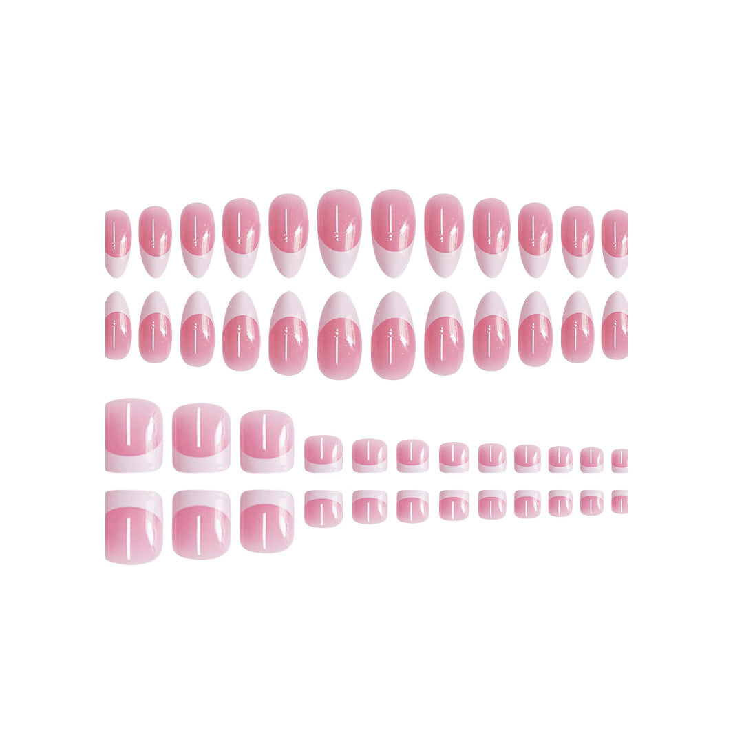 Elegant French Tip Nail Art Bowlift