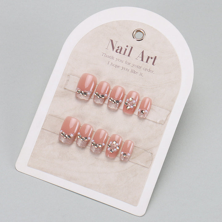 Premium Long Almond-Shaped Press-On Nails Bowlift
