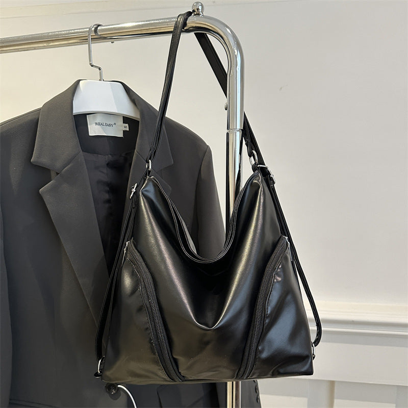 Chic Faux Leather Hobo Bag Bowlift