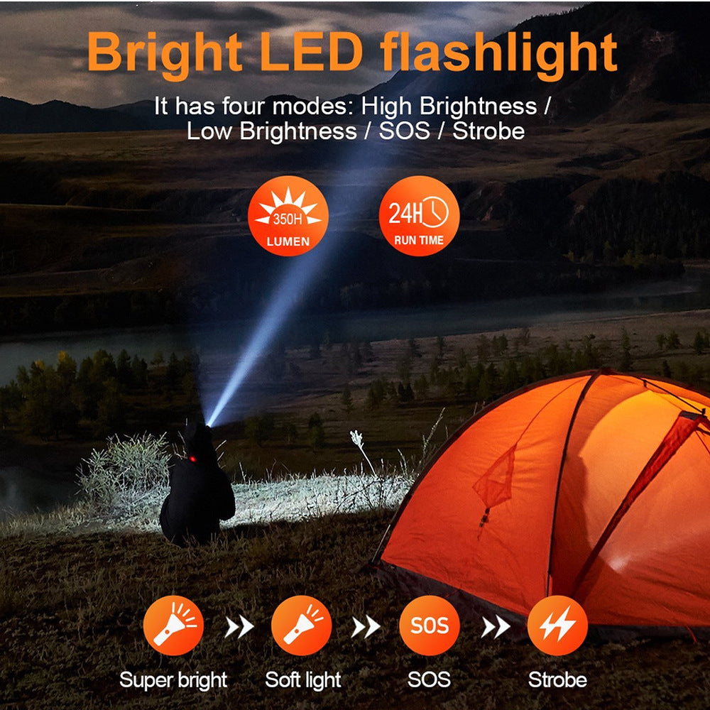 Robust Solar Power Bank with LED Flashlight Bowlift