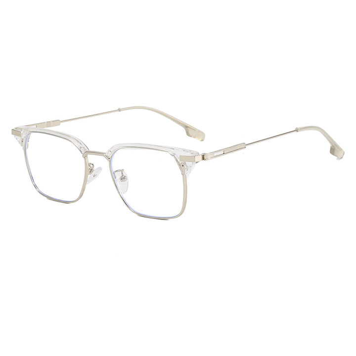 Women's square sunglasses with lightweight metal frame and wide temples Bowlift