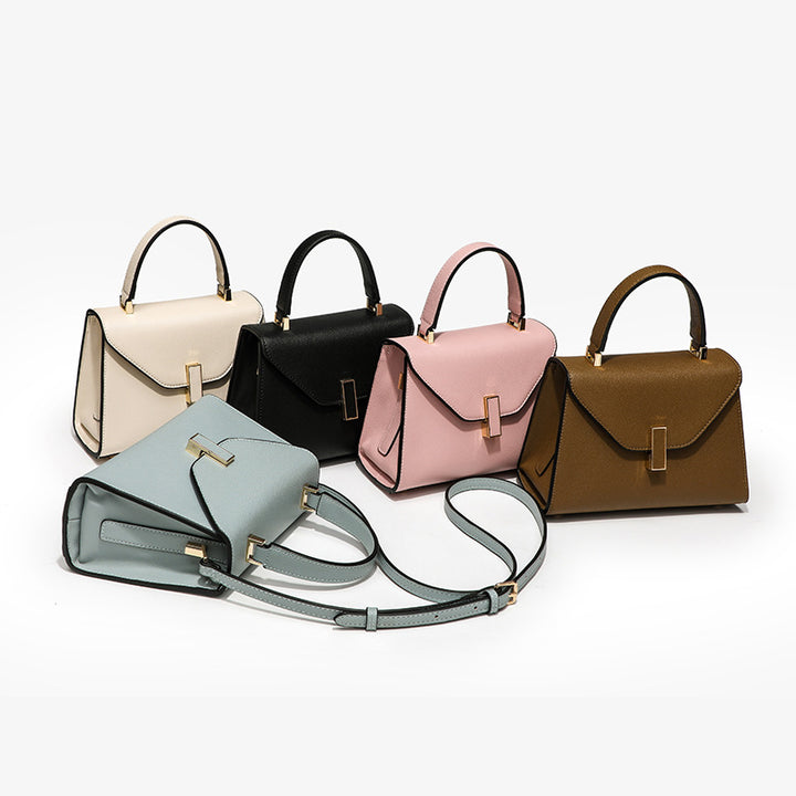 Structured Handheld Satchel Bag