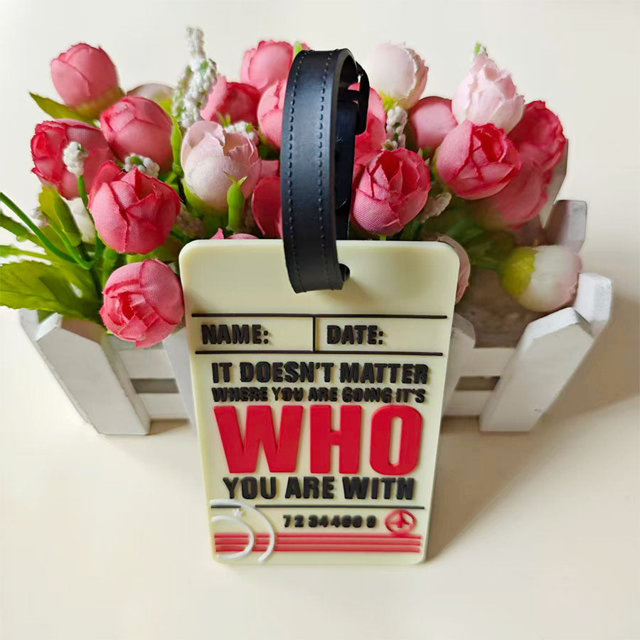 Unisex Creative Destination-Themed Luggage Tag Bowlift