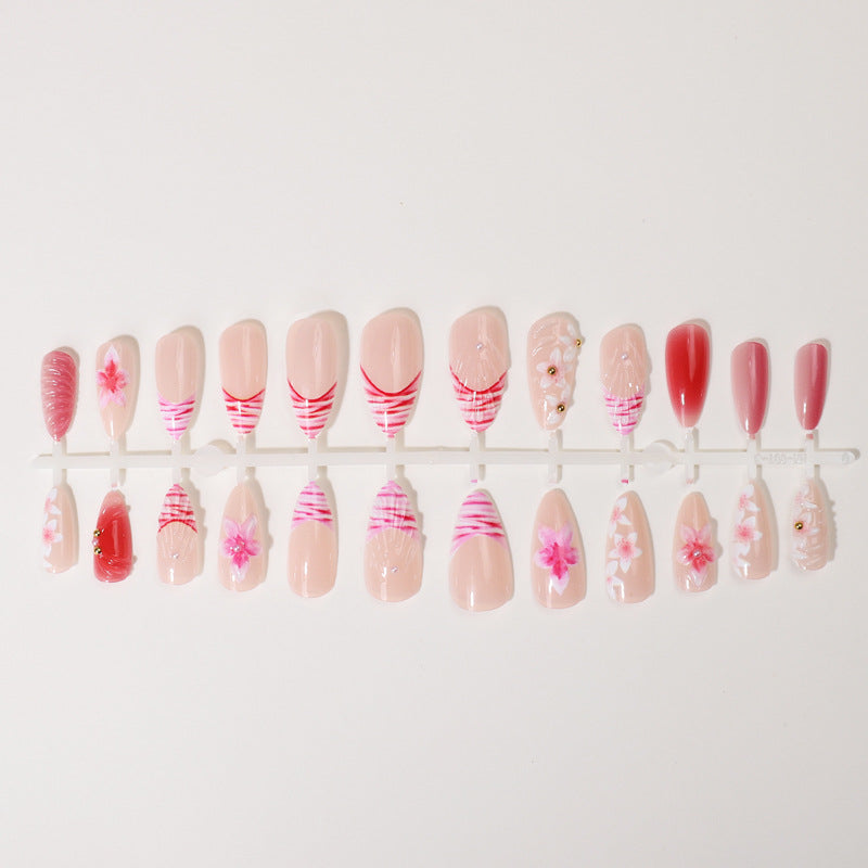 Floral Art Press-On Nail Tips Collection Bowlift